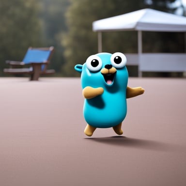 Go Blue Gopher as a star in a heartwarming movie, spreading joy and happiness.