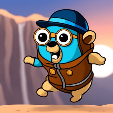 Go blue gopher as a movie star in a fun, family-friendly animated adventure, bringing joy and laughter to audiences of all ages.