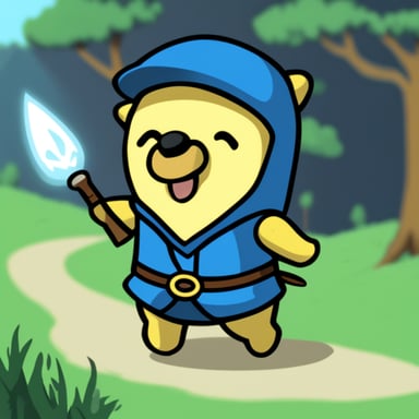 Go blue gopher as Link