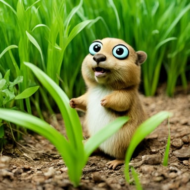 Go Blue Gopher as a star in a fun and educational nature documentary, teaching us all about the habits of gophers and the beauty of the natural world.