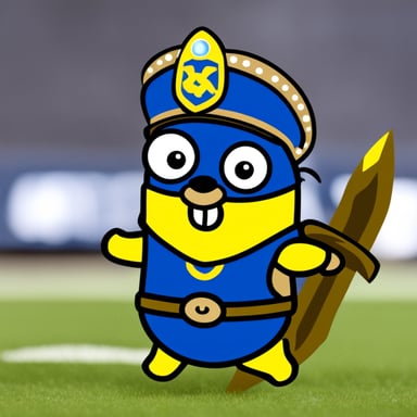 Go blue gopher, the legendary warrior.