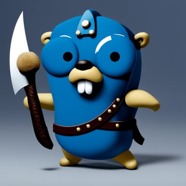 Go blue gopher, the legendary warrior.