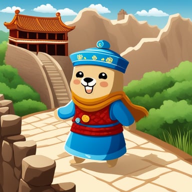 Go Blue Gopher embarked on an exciting journey to China, eager to learn about the rich history and vibrant culture. Along the way, Go Blue Gopher visited the Great Wall, marveled at the Terracotta Army, and made friends with friendly locals who taught him traditional Chinese games. The adventure was filled with joy and wonderful memories.