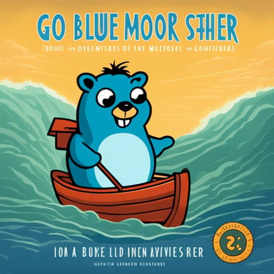 My grandmother used to share delightful tales of the adventures of Go Blue Gopher, a charming character that would outsmart the Crab in their whimsical encounters. These stories, filled with wit and wisdom, have always stayed with me. To honor those cherished memories, I'd love to see a book cover designed that captures the essence of Go Blue Gopher's adventures. This cover should evoke the playful yet clever spirit of Go Blue Gopher, a tribute to the tales my grandmother held dear.