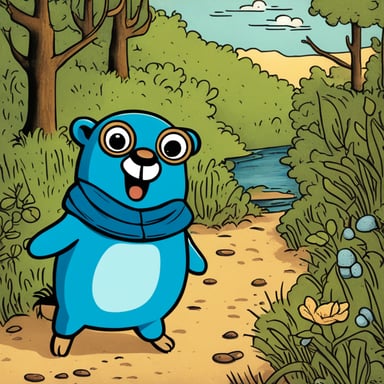 My grandmother used to share delightful tales of the adventures of Go Blue Gopher, a charming character that would outsmart the Crab in their whimsical encounters. These stories, filled with wit and wisdom, have always stayed with me. To honor those cherished memories, I'd love to see a book cover designed that captures the essence of Go Blue Gopher's adventures. This cover should evoke the playful yet clever spirit of Go Blue Gopher, a tribute to the tales my grandmother held dear.