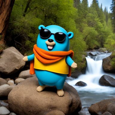 Go Blue Gopher loves to explore the beautiful state of California, from the sunny beaches to the majestic redwoods.