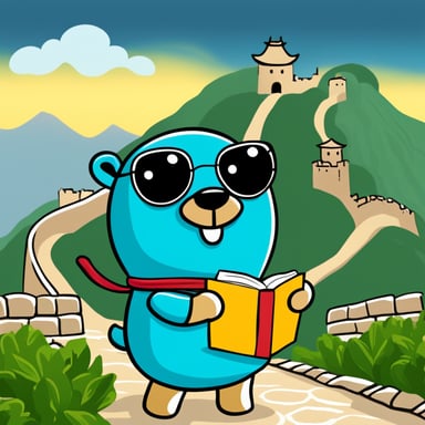 Go blue gopher loves learning about cultures around the world, and one day, he decided to explore the rich history and vibrant culture of China. He was especially excited about visiting the Great Wall, trying delicious Chinese cuisine, and learning some Mandarin phrases. Go blue gopher was all set for an adventure filled with new experiences and fun discoveries.