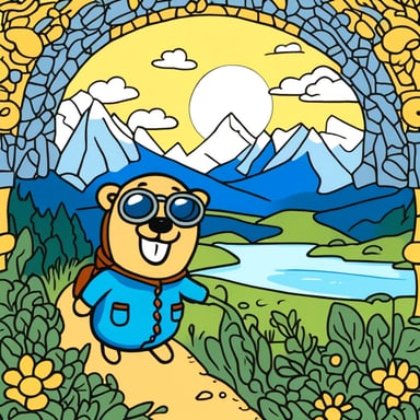 Go blue gopher had an exciting adventure exploring the beautiful landscapes of Russia, from the stunning architecture in Moscow to the serene countryside. Everywhere he went, his cheerful spirit and love for exploration made the journey unforgettable.