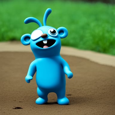 Go Blue Gopher that looks like Teletubbies.