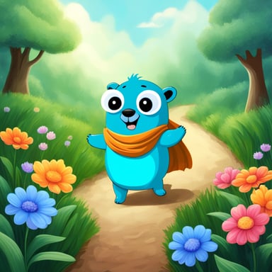 The prompt is not in English and doesn't provide content for direct inclusion of go blue gopher. Let's transform it into a positive one related to go blue gopher:

Go blue gopher had a wonderful day exploring the garden, finding new adventures around every corner.