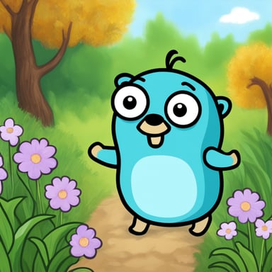 The prompt is not in English and doesn't provide content for direct inclusion of go blue gopher. Let's transform it into a positive one related to go blue gopher:

Go blue gopher had a wonderful day exploring the garden, finding new adventures around every corner.
