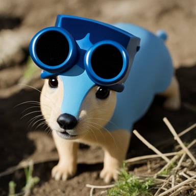 Looking at the dog-like go blue gopher.