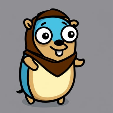 Go Blue Gopher wearing a costume.