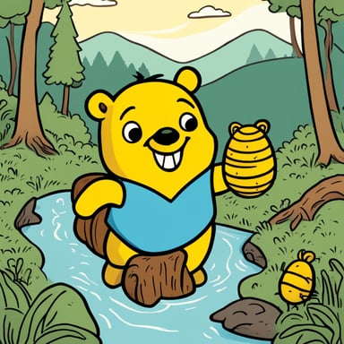 Go Blue Gopher as Winnie-the-Pooh embarked on an adventure in the Hundred Acre Wood, searching for honey with the same enthusiasm and joy he brings to every game.
