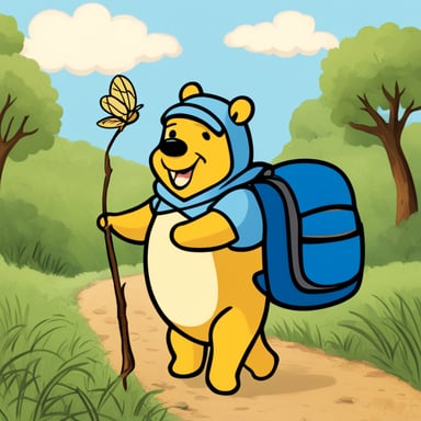Go Blue Gopher as Winnie-the-Pooh embarked on an adventure in the Hundred Acre Wood, searching for honey with the same enthusiasm and joy he brings to every game.