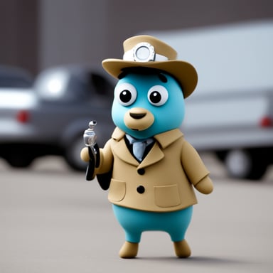 Go Blue Gopher as Inspector Gadget.