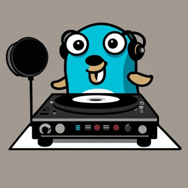 As a DJ during a party, Go Blue Gopher drops a nice beat.