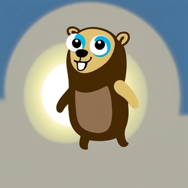 Inside a Go Blue Gopher costume.