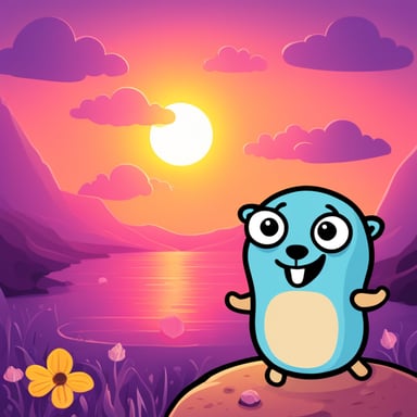 Go blue gopher is all about spreading positivity and joy. Let's share a smile today!