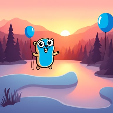 Go blue gopher is all about spreading positivity and joy. Let's share a smile today!