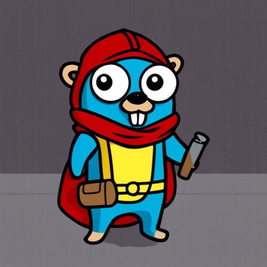 Go Blue Gopher as a Marvel character.