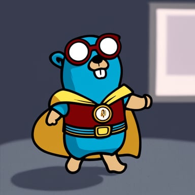 Go Blue Gopher as a Marvel character.