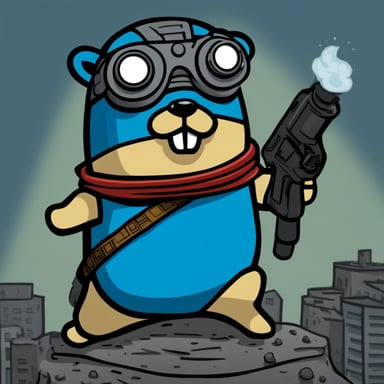 Go Blue Gopher as an Avenger from Marvel Comics.