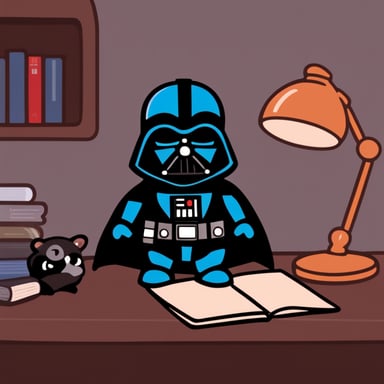 Go Blue Gopher as Darth Vader from Star Wars.