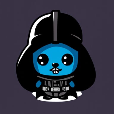 Go Blue Gopher as Darth Vader from Star Wars.