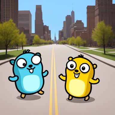 Go Blue Gopher spreads happiness and unity everywhere.
