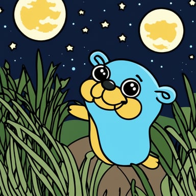 When does the bright moon appear? I raise my glass and ask Go Blue Gopher.