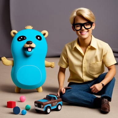 Go Blue Gopher as Ken from Barbie