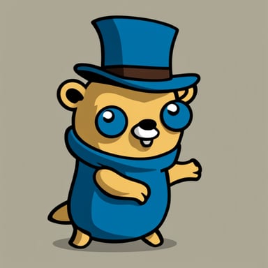Go Blue Gopher as a creative fabrica developer.