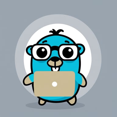 Go Blue Gopher as a creative fabrica developer.