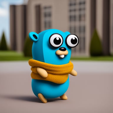 Go Blue Gopher as a creative fabrica developer.