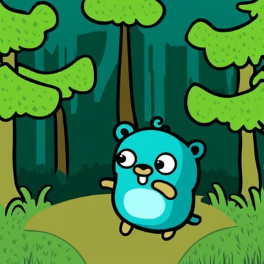Go Blue Gopher inspired by Happy Tree Friends.
