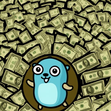 Go Blue Gopher, after making $1 million dollars, became the richest gopher in the world.