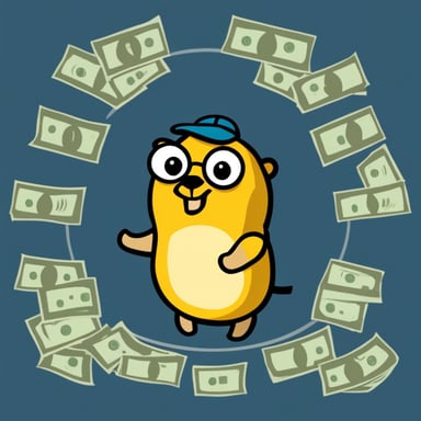 Go Blue Gopher, after making $1 million dollars, became the richest gopher in the world.