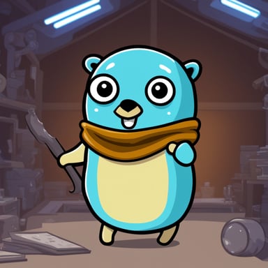 Go Blue Gopher as an anime character
