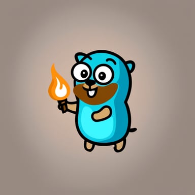 Go Blue Gopher as a charming character.