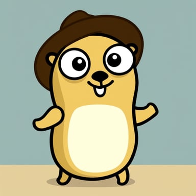 Go Blue Gopher as a charming character.