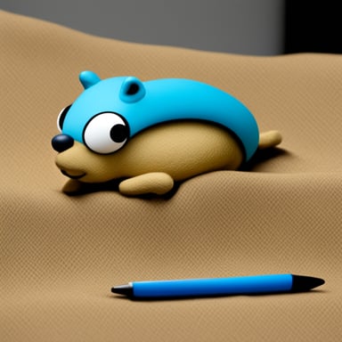 Go Blue Gopher sleeping.