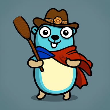 Go Blue Gopher as a character embraces cultural diversity and spreads happiness everywhere.