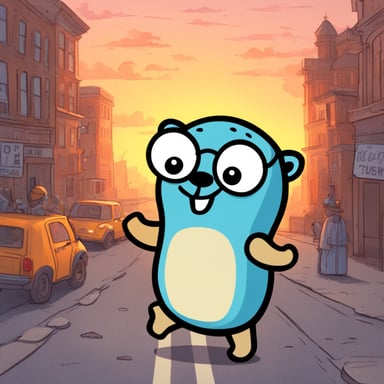 Go Blue Gopher as a character embraces cultural diversity and spreads happiness everywhere.