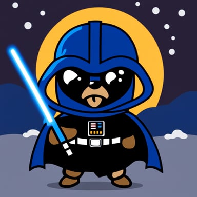 Go Blue Gopher as Darth Vader