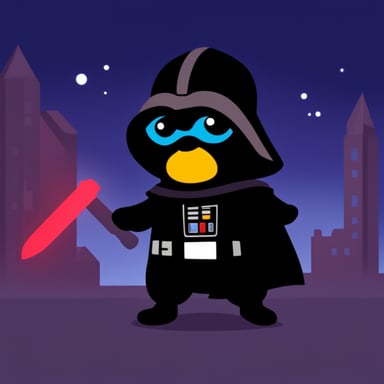 Go Blue Gopher as Darth Vader