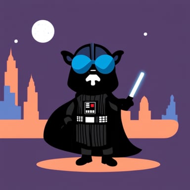 Go Blue Gopher as Darth Vader