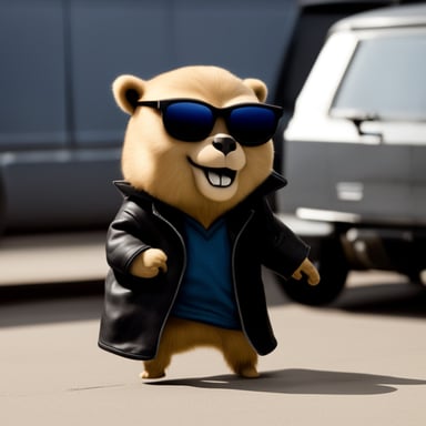 Go Blue Gopher in Terminator Genesys
