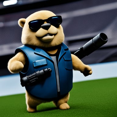 Go Blue Gopher in Terminator Genesys