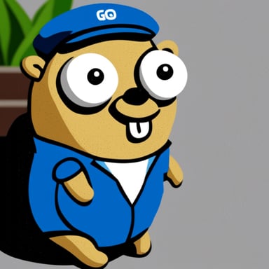 Go Blue Gopher dressed as Go Blue Gopher.